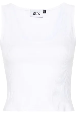 GCDS Donna, Top, Bianco, L, new