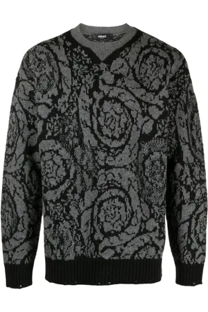 VERSACE Uomo, Maglie, Grigio, L, new
