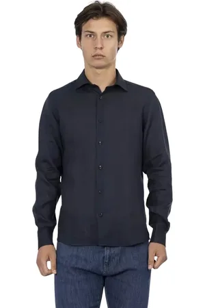 BALDININI Uomo, Magliette, Blu, L, new