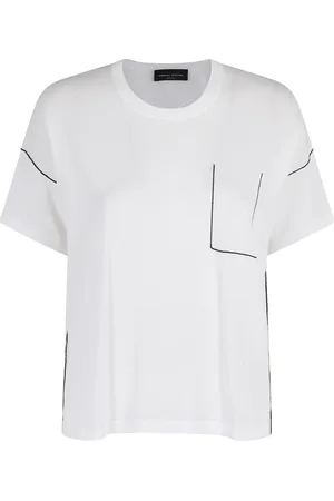 Roberto Collina Donna, Top, Bianco, S, new