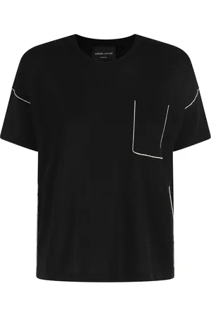 Roberto Collina Donna, Top, Nero, S, new