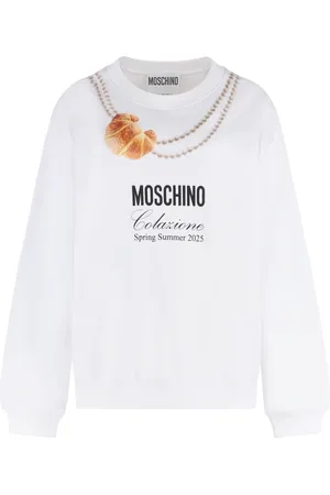Moschino Donna, Felpe, Bianco, S, new