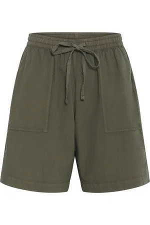 Kaffe Donna, Pantaloncini, Verde, M, new