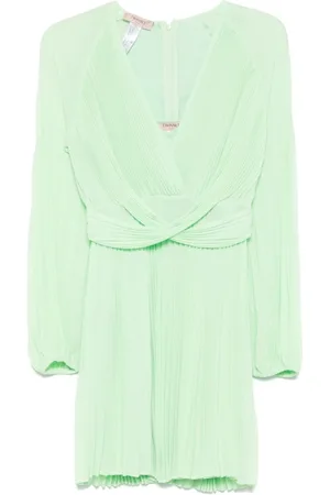 Twin-Set Donna, Abiti, Verde, L, new