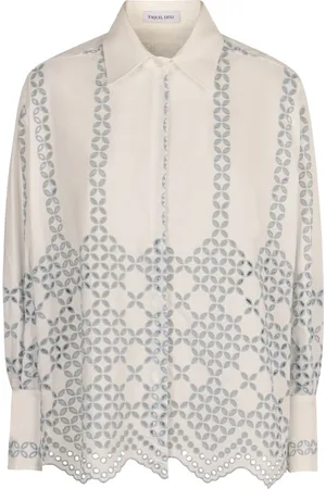 RAQUEL DINIZ Donna, Camicette , Bianco, M, new