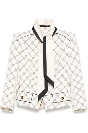 Elisabetta Franchi Donna, Giacche, Bianco, XL, new