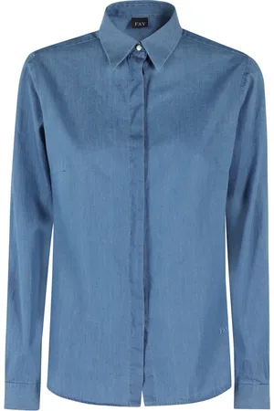 FAY Donna, Camicette , Blu, S, new