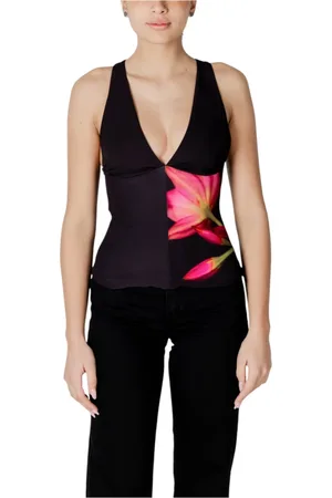 Desigual Donna, Top, Nero, XS, new