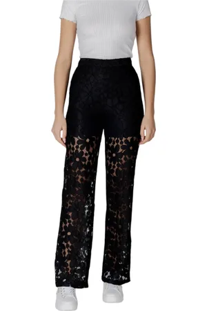 Desigual Donna, Pantaloni, Nero, XL, new