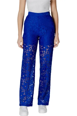 Desigual Donna, Pantaloni, Blu, S, new