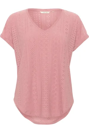 Cream Donna, Top, Viola, S, new