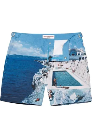 Orlebar Brown Uomo, Costumi da bagno, Blu, W33, new