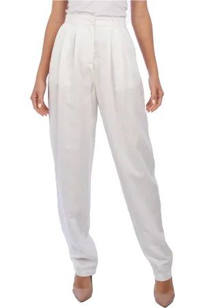 Emporio Armani Donna, Pantaloni, Bianco, L, new