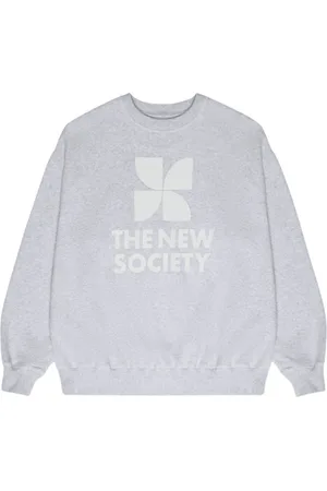 The New Society Donna, Felpe, Grigio, L, new