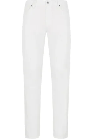 BRIONI Uomo, Jeans, Bianco, W34, new