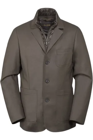 MOORER Uomo, Cappotti, Verde, M, new