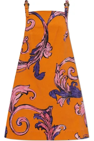 VERSACE Donna, Abiti, Arancione, S, new