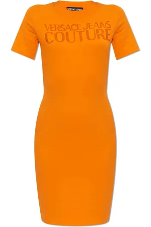 VERSACE Donna, Abiti, Arancione, M, new