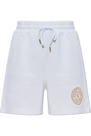 VERSACE Donna, Pantaloncini, Bianco, M, new