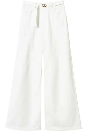Twin-Set Donna, Pantaloni, Bianco, W29, new