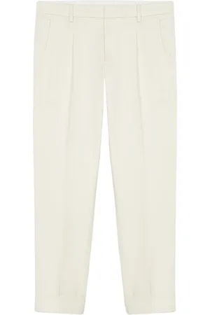 Brooks Brothers Uomo, Pantaloni, Bianco, W33, new