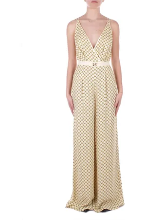 Elisabetta Franchi Donna, Jumpsuits, Giallo, L, new