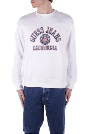 Guess Uomo, Felpe, Bianco, M, new