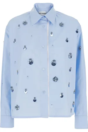 Des Phemmes Donna, Camicette , Blu, XS, new