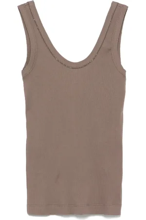 Brunello Cucinelli Donna, Top, Grigio, M, new