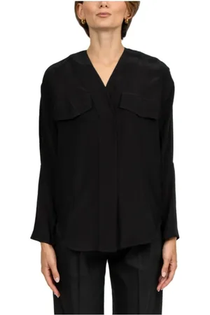 TELA Donna, Camicette , Nero, XS, new