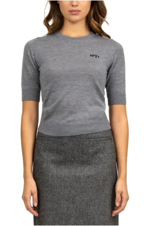 Nº21 Donna, Maglie, Grigio, L, new