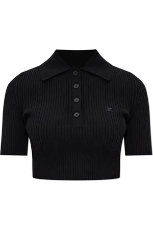 Courrèges Donna, Top, Nero, XS, new