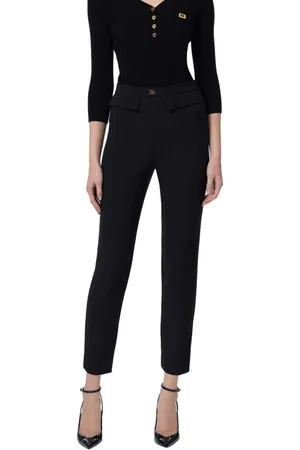 Elisabetta Franchi Donna, Pantaloni, Nero, S, new