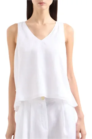 Armani Exchange Donna, Top, Bianco, M, new