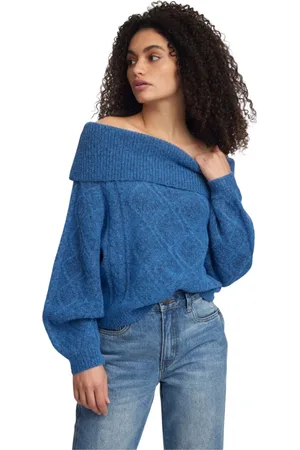 Gestuz Donna, Maglie, Blu, L, new