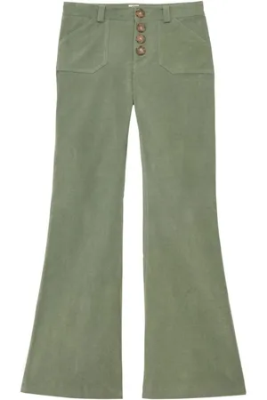Inès de la Fressange Donna, Pantaloni, Verde, M, new
