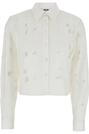Msgm Donna, Camicette , Bianco, XS, new
