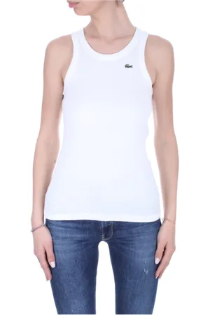 Lacoste Donna, Top, Bianco, XL, new