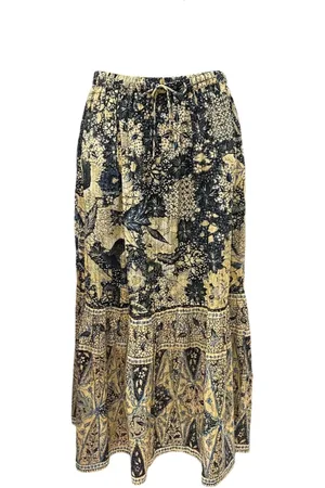 ULLA JOHNSON Donna, Gonne, Multicolore, L, new