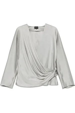 Giorgio Armani Donna, Camicette , Grigio, 3Xl, new