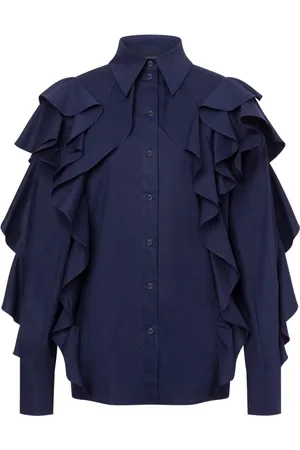 Alberta Ferretti Donna, Camicette , Blu, S, new