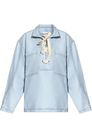 Munthe Donna, Camicette , Blu, XS, new