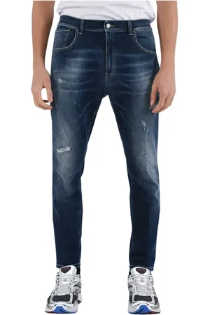 Dondup Uomo, Jeans, Blu, W40, new