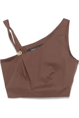 FEDERICA TOSI Donna, Top, Marrone, XS, new