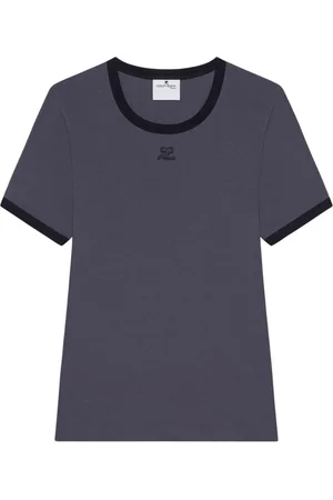 Courrèges Donna, Top, Nero, S, new