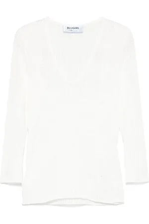 Blugirl Donna, Maglie, Bianco, L, new
