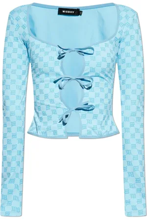 MISBHV Donna, Camicette , Blu, S, new