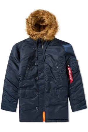 Alpha Industries Uomo, Giacche, Blu, S, new