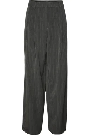 VERO MODA Donna, Pantaloni, Grigio, M, new