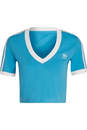 adidas Donna, Top, Blu, L, new